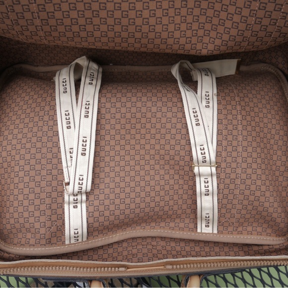 Gucci Vintage 1980s tan beige travel bag - Picture 12 of 16